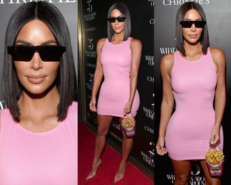 Landrynkowa Kim Kardashian chwali się torebką-frytkami