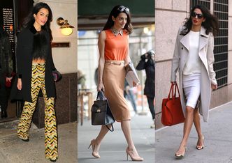 "New York Times": "Amal nie ma stylisty. Ubiera się sama!" (ZDJĘCIA)