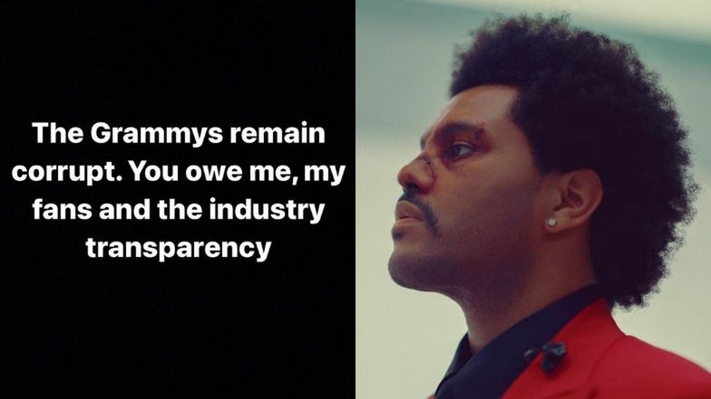 The Weeknd grzmi po ujawnieniu nominacji do nagród Grammy: "Jesteście SKORUMPOWANI!"