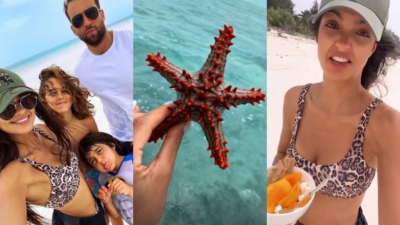 Klaudia El Dursi wyciąga rozgwiazdy z wody, żeby zrobić ładne zdjęcia na Instagrama