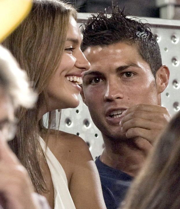 Ronaldo z dziewczyną na meczu