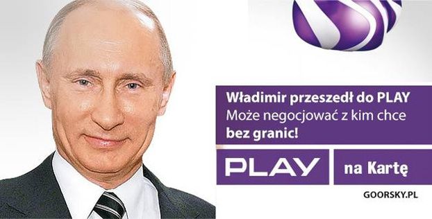Play o memie z Putinem: "JEST ULTRA SŁABY!"