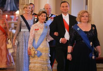 Zadowolony Andrzej Duda z żoną na balu u króla Norwegii! (ZDJĘCIA)