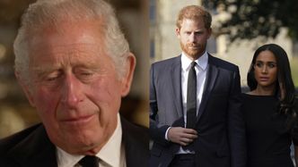 Król Karol ma nadzieję na POWRÓT Harry'ego i Meghan Markle do rodziny królewskiej: "KOCHA OBU SYNÓW"