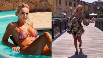 Monika Chwajoł z "Królowych życia" pozuje w cekinowym bikini, relacjonując włoskie wakacje: "To mój drugi dom!" (ZDJĘCIA)