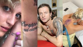 Oto NIEUDANE tatuaże celebrytów: Domańska, Majdan, Szelągowska... Czyj najgorszy? (ZDJĘCIA)