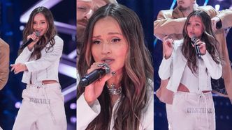 Marina Łuczenko z napisem na KROCZU wystąpi w finale "The Voice Kids"! Zadziorna? (ZDJĘCIA)