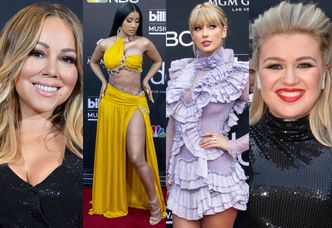 Gwiazdy pozują na gali Billboard Music Awards: Mariah Carey, Cardi B, Taylor Swift, Kelly Clarkson... (ZDJĘCIA)