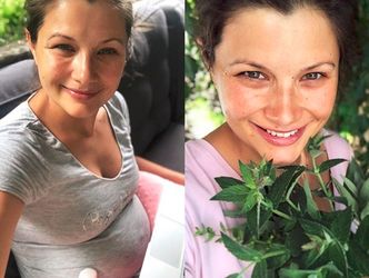 Agnieszka Sienkiewicz pokazała brzuch po ciąży: "Wiem, że nie odpowiada instagramowym standardom, ale wciągnąć się nie daje"