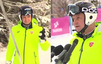 Prezydent Duda na stoku: "Zimą - narty, latem - rower!"