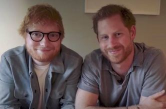 Ed Sheeran odwiedził księcia Harry'ego. "Jesteśmy RUDZI i będziemy walczyć!"