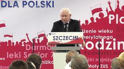 Szczecin. Jarosław Kaczyński dziękuje za pomnik brata. "Macie powód do dumy"