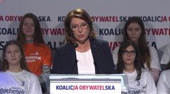 Wybory parlamentarne 2019. Małgorzata Kidawa-Błońska: radykalne zmiany PiS uderzą w Polaków