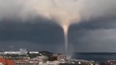 Tornado nad Bałtykiem. Przerażające nagrania z Niemiec