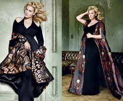 Kate Winslet w ciąży w "Vogue'u"! (FOTO)