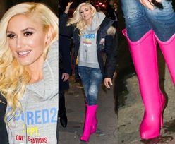 Wyluzowana Gwen Stefani lansuje modę na kalosze na obcasie