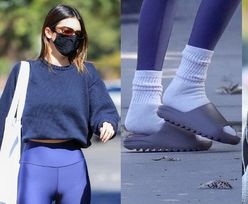 Kendall Jenner w klapkach i skarpetach maszeruje na siłownię w Beverly Hills (ZDJĘCIA)