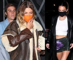 Gwiazdy na imprezie Justina Biebera: Kendall i Kylie Jenner oraz Hailey Bieber w kurtce SARY BORUC! (ZDJĘCIA)