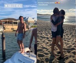 Michał Malitowski bawi się z żoną na miesiącu miodowym w Australii. Szampan, uniesienia i tańce na łódce... (ZDJĘCIA)