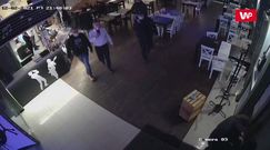 Bezwzględne zachowanie policji w restauracji. Wszystko nagrały kamery