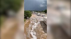 Powódź błyskawiczna na autostradzie. Wstrząsające nagranie z Francji