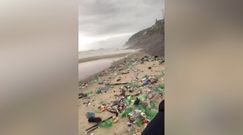 Fala śmieci w Brazylii. Popularna plaża jest zalewana odpadami