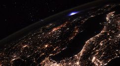 Tajemniczy niebieski błysk nad Europą. Niezwykłe zdjęcie z Międzynarodowej Stacji Kosmicznej