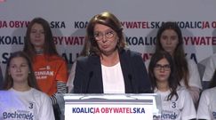 Małgorzata Kidawa-Błońska ostrzega: PiS znalazł nowego wroga