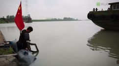 Rolnik z Chin zbudował łódź podwodną