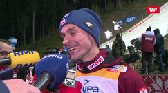 Skoki narciarskie Wisła 2019. Piotr Żyła rozbawiony po konkursie. "Na takie skoki mnie obecnie stać"