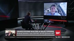Koronawirus w Polsce. Andrzej Sośnierz gani lekarzy rodzinnych. "Dość biernie się zachowywali"