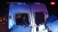 Imigranci zdemolowali busa na Podlasiu. Mieli nim wyjechać z Polski