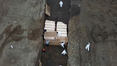 Nowy Jork kopie masowe groby