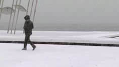 Śnieżyce w Grecji. Załamanie pogody nad Salonikami