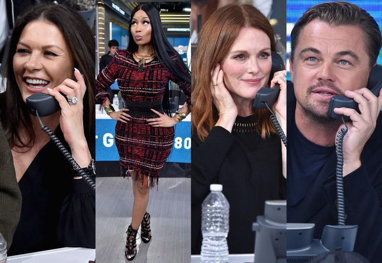 Catherine Zeta-Jones, Nicki Minaj, Julianne Moore, Leonardo DiCaprio