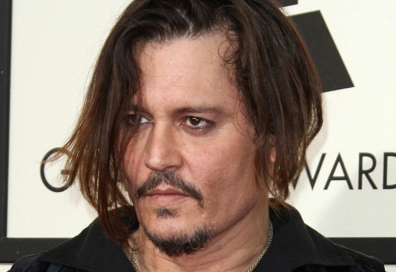 Johnny Depp na rozdaniu Grammy
