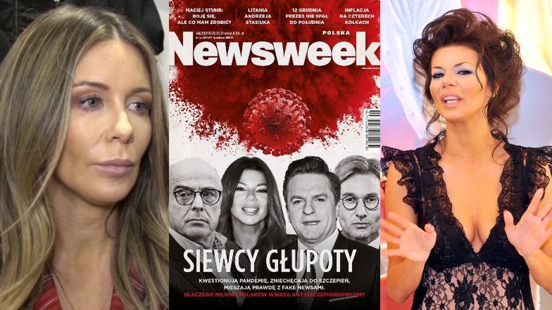 Małgorzata Rozenek komentuje okładkę "Newsweeka" z Edytą Górniak: "SZCZEPCIE SIĘ! NAPRAWDĘ""
