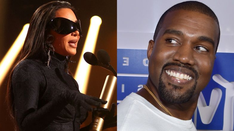 Kim Kardashian odbiera nagrodę... "IKONY MODY", dziękując Kanye Westowi: "TO ON wprowadził mnie w ten świat"