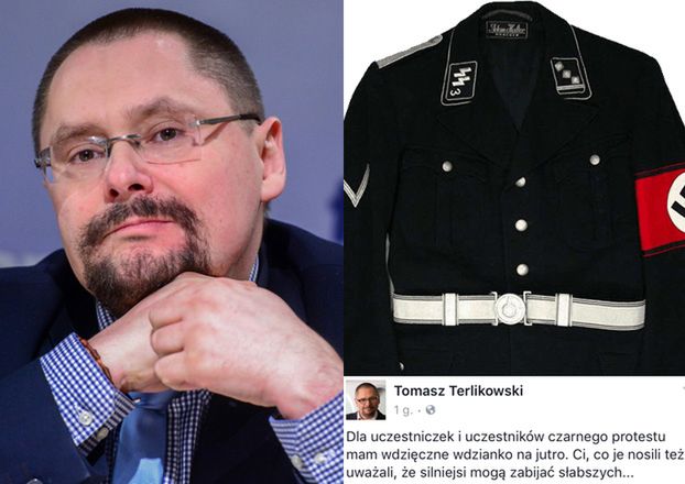 Terlikowski porównuje uczestniczki "Czarnego protestu" do... SS-manek!