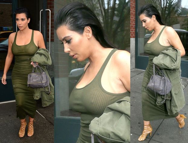 Sutki Kim Kardashian na spacerze... (ZDJĘCIA)