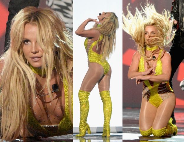 Odchudzona Britney Spears na gali MTV (ZDJĘCIA)