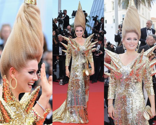 Rosyjska celebrytka zabrała wielkiego koka do Cannes
