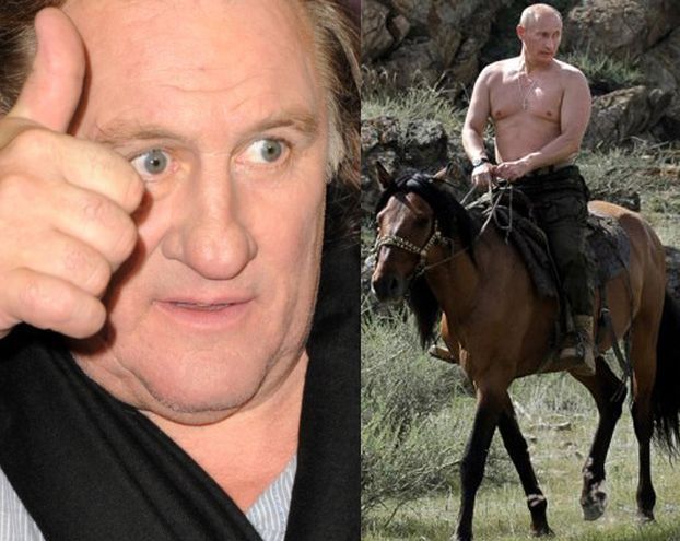 Depardieu: "Dla mnie Putin jest jak Jan Paweł II"