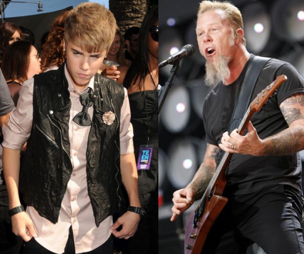 Bieber: "Jestem fanem wczesnej Metalliki!"