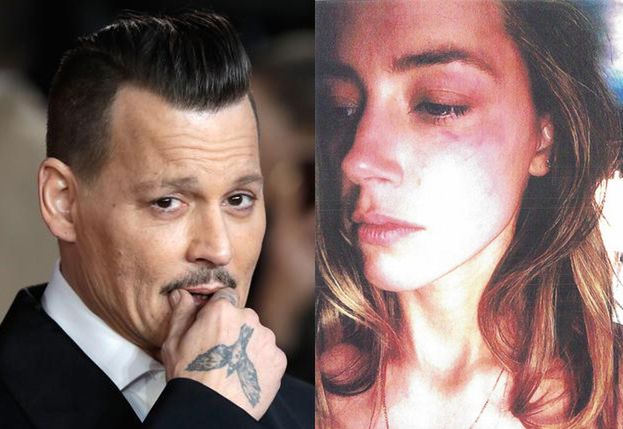 Johnny Depp oskarża Amber Heard: "Namalowała sobie siniaki!"