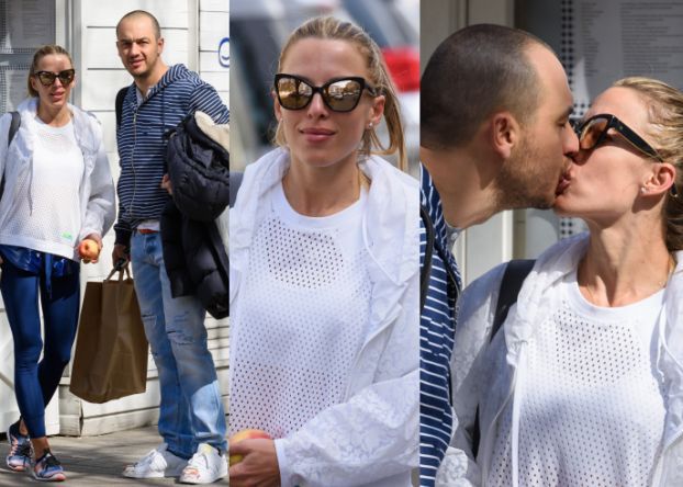 Ewa Chodakowska całuje się z mężem na ulicy (ZDJĘCIA)