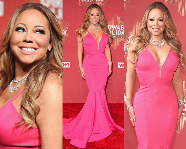 Mariah Carey znów chwali się dekoltem