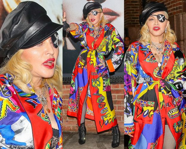 Zdesperowana Madonna walczy o uwagę w szlafroku od Versace