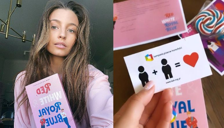 Zaangażowana Julia Wieniawa promuje książkę o miłości LGBT: "Może ta lektura będzie dla niektórych krokiem do ZMIANY NASTAWIENIA"