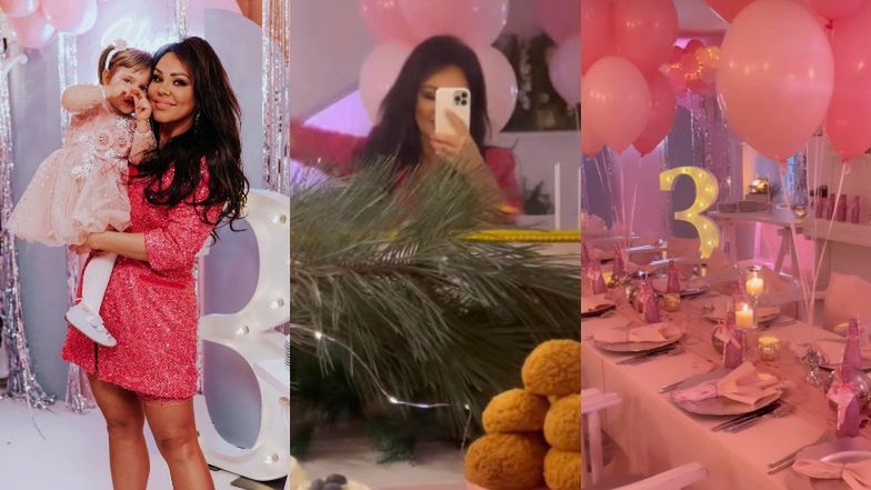 Sylwia Bomba pokazuje różowe urodziny trzyletniej córki. Będzie z niej gwiazda? (FOTO)